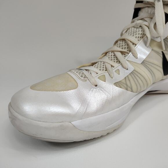 Jeff Ayres Auto/Signed Indiana Pacers Right‎ Foot Basketball Nike Shoe Autograph - Picture 4 of 11